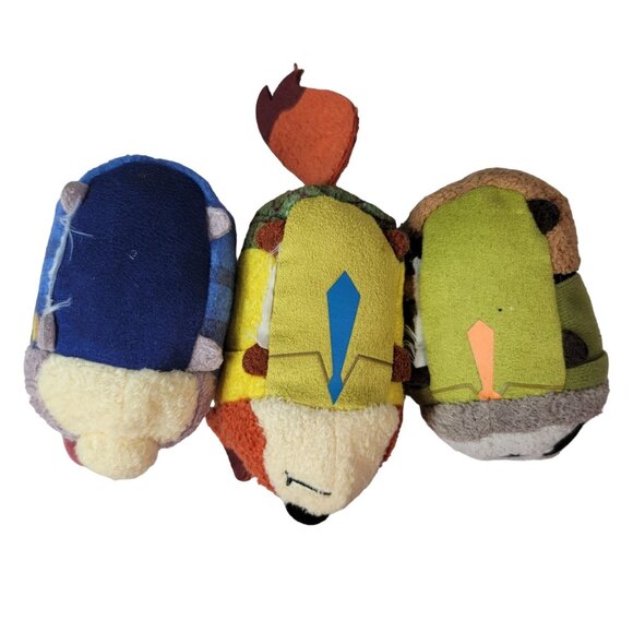 Disney Zootopia Mini Plush Lot Flash Slothmore Nike Wilde Judy Hopps Tsum Tsum - Picture 7 of 8